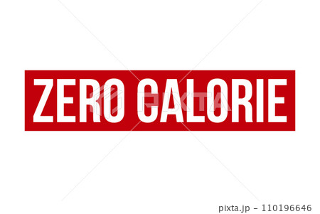 Zero Calorie Rubber Stamp Seal Vector 110196646