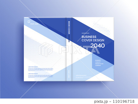 Brochure template layout, cover design annual report, magazine, flyer in A4 with blue wavy lines for business, education, advertisement. Vector illustration. Brochure template layout, cover design annual report, magazine, flyer in A4 with blue wavy lines for business, education, advertisement. Vector illustration. 110196718