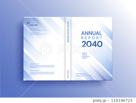 Brochure template layout, cover design annual report, magazine, flyer in A4 with blue wavy lines for business, education, advertisement. Vector illustration. Brochure template layout, cover design annual report, magazine, flyer in A4 with blue wavy lines for business, education, advertisement. Vector illustration. 110196725