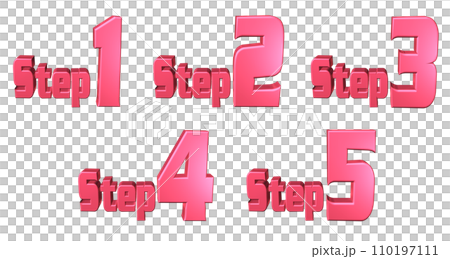 3DCG characters [Step1/Step2/Step3/Step4/Step5] Red, Red 110197111