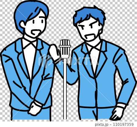 漫才中のコンビ 110197359