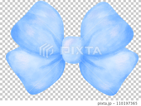 Blue Coquette bow watercolor Blue Coquette bow watercolor 110197365