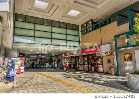 品川区東中延の都市風景 荏原中延駅 品川区東中延の都市風景 荏原中延駅 110197485