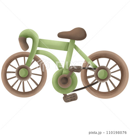 Bicycle watercolor painting for the world 110198076