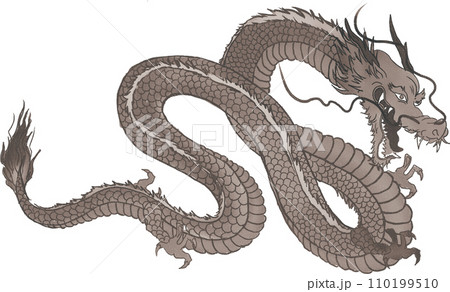 龍のイラスト 110199510