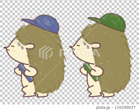 刺蝟在痛苦中奔跑的插圖 110200037