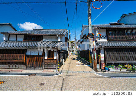 【重要伝統的建造物群保存地区】城東町並み保存地区　町家と西美濃屋小路　岡山県津山市 110200582