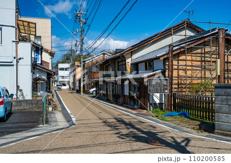 【重要伝統的建造物群保存地区】城東町並み保存地区　出雲街道と橋本町の風景3　岡山県津山市 110200585