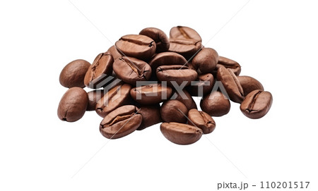 Coffee beans on the transparent background Coffee beans on the transparent background 110201517
