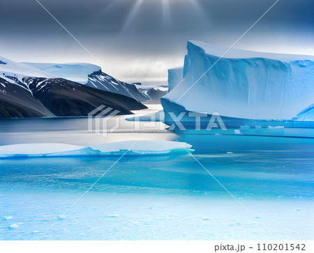 Antarctica: sharp detailed high quality wonderland. 110201542