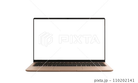 A laptop on the transparent background 110202141