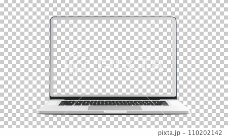 A laptop on the transparent background A laptop on the transparent background 110202142