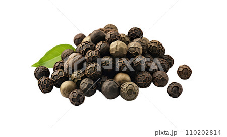 black pepper on the transparent background 110202814