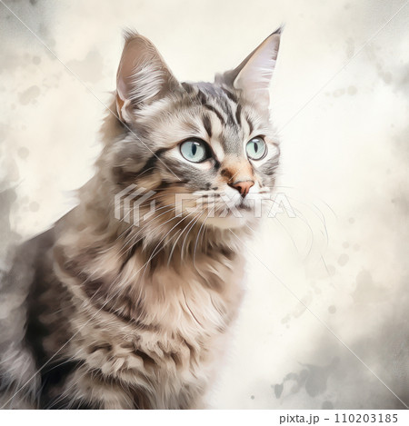 A beautiful cat portrait 110203185