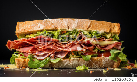 A sandwich full of fillings 110203656