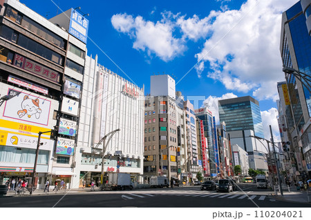 東京都台東区 上野、御徒町のビル群 東京都台東区 上野、御徒町のビル群 110204021
