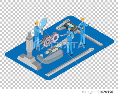 Workers and measuring instruments Workers and measuring instruments 110204561