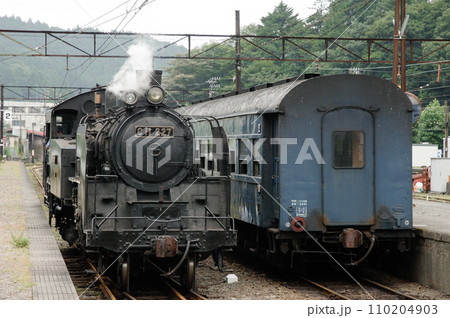 大井川鉄道のSL蒸気機関車 大井川鐵道SL急行かわね路号 大井川鉄道のSL蒸気機関車 大井川鐵道SL急行かわね路号 110204903