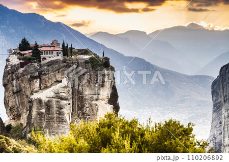 Monastery of the Holy Trinity i in Meteora, Greece Monastery of the Holy Trinity i in Meteora, Greece 110206892