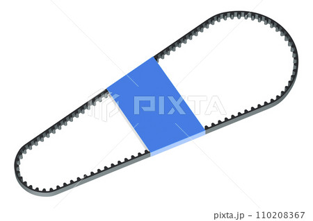 Timing belt, 3D rendering 110208367