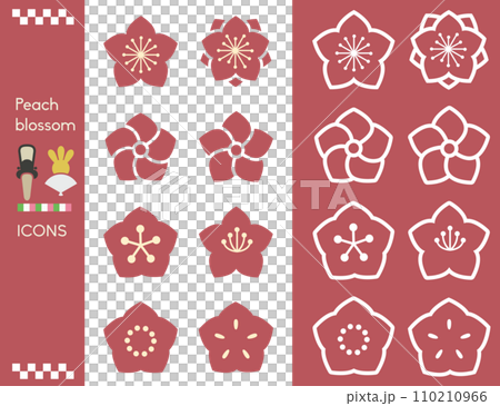 桃花簡單圖示集 110210966