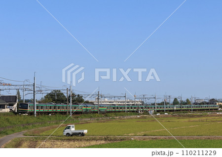 JR宇都宮線を走る電車 JR宇都宮線を走る電車 110211229