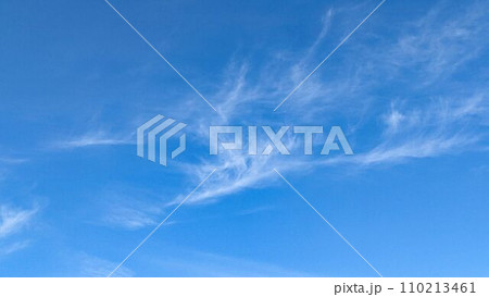 青空に浮かぶ龍神様の様な白い雲 青空に浮かぶ龍神様の様な白い雲 110213461