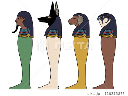エジプト神話 ホルスの4人の息子 エジプト神話 ホルスの4人の息子 110213875
