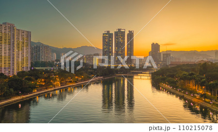 the Tai Wai, Shatin City Reflection, HK Dec 24 2023 the Tai Wai, Shatin City Reflection, HK Dec 24 2023 110215078
