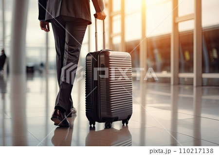 Businessman with Suitacse, Generative AI Businessman with Suitacse, Generative AI 110217138