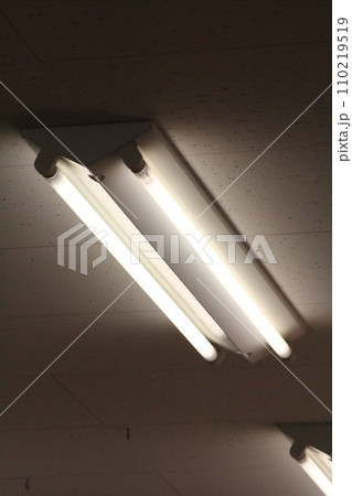 闇の中の蛍光灯 闇の中の蛍光灯 110219519