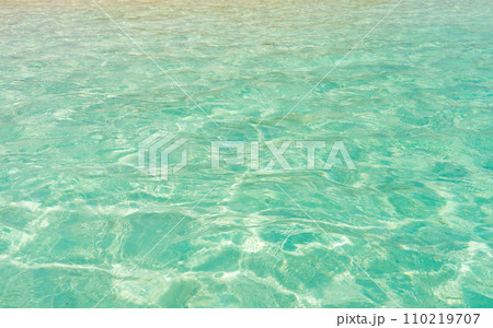 summer sea water background. summer sea water background turquoise color. 110219707