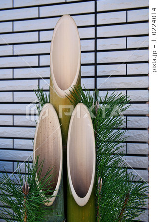 住宅展示場のお正月飾り　門松（2024年） 110224014