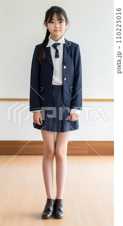 制服を着た女の子 110225016