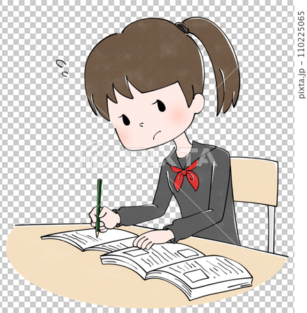 Girls studying to study 110225065