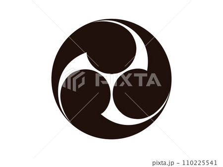 左三つ巴尾繋ぎ 110225541