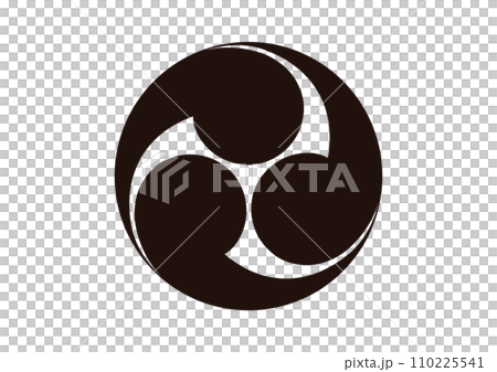 左三つ巴尾繋ぎ 110225541