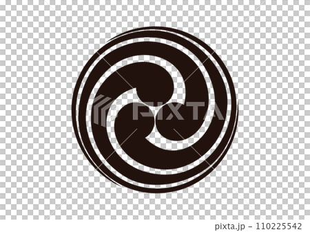 左三つ尾長巴 110225542