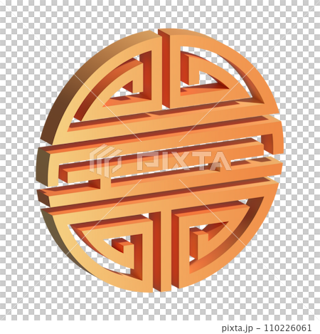 Chinese new year asian decoration 3d element Chinese new year asian decoration 3d element 110226061