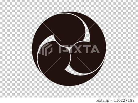 stacked left three tomoe 110227188