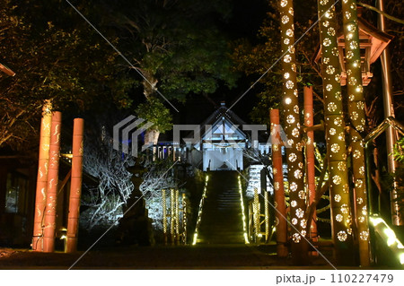 千葉県 高家神社 ライトアップ 千葉県 高家神社 ライトアップ 110227479
