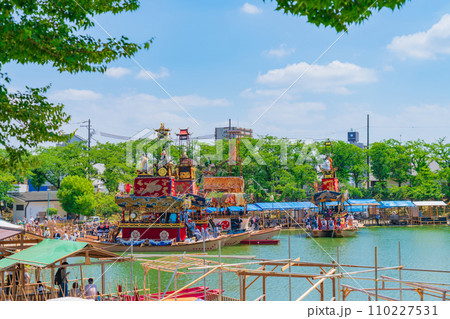 尾張津島天王祭、朝祭〈愛知県津島市〉 110227531