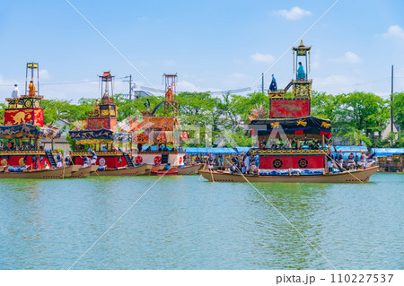 尾張津島天王祭、朝祭〈愛知県津島市〉 110227537