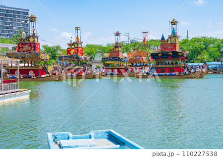尾張津島天王祭、朝祭〈愛知県津島市〉 110227538