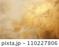 Abstract acrylic painting in gold tone for background. Generative AI image. 110227806