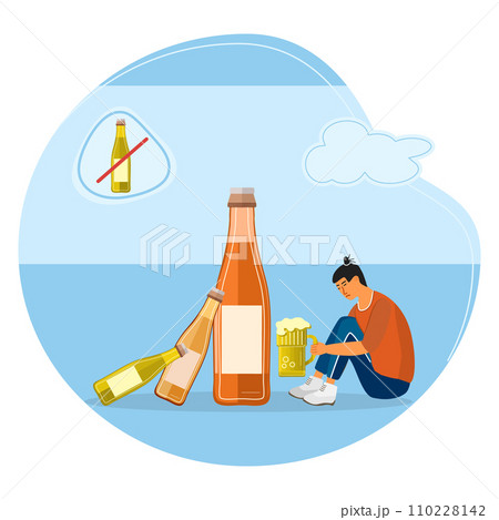 Alcohol addiction Alcoholism Problem Vector Drink 110228142