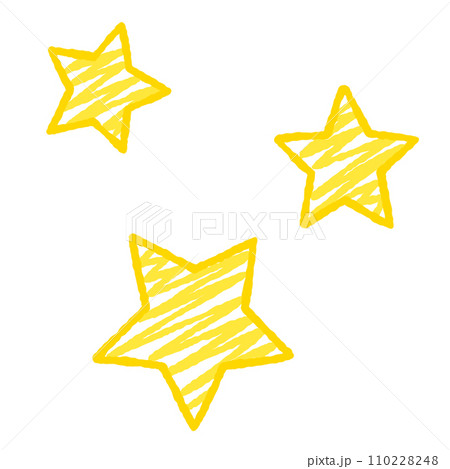 シンプルな星のイラスト 110228248