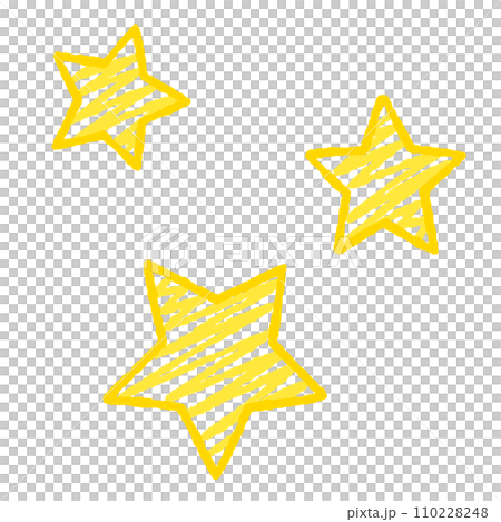 シンプルな星のイラスト 110228248