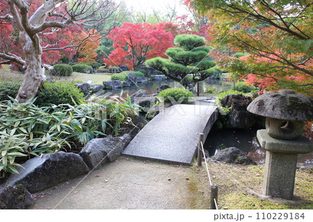 兵庫 姫路 好古園 築山池泉の庭と紅葉 兵庫 姫路 好古園 築山池泉の庭と紅葉 110229184