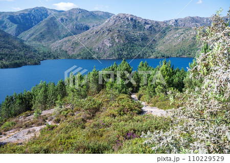 Landscapes of Peneda Geres National Park, North Portugal, view of the mountains, rivers and trees, selective focus Landscapes of Peneda Geres National Park, North Portugal, view of the mountains, rivers and trees, selective focus 110229529